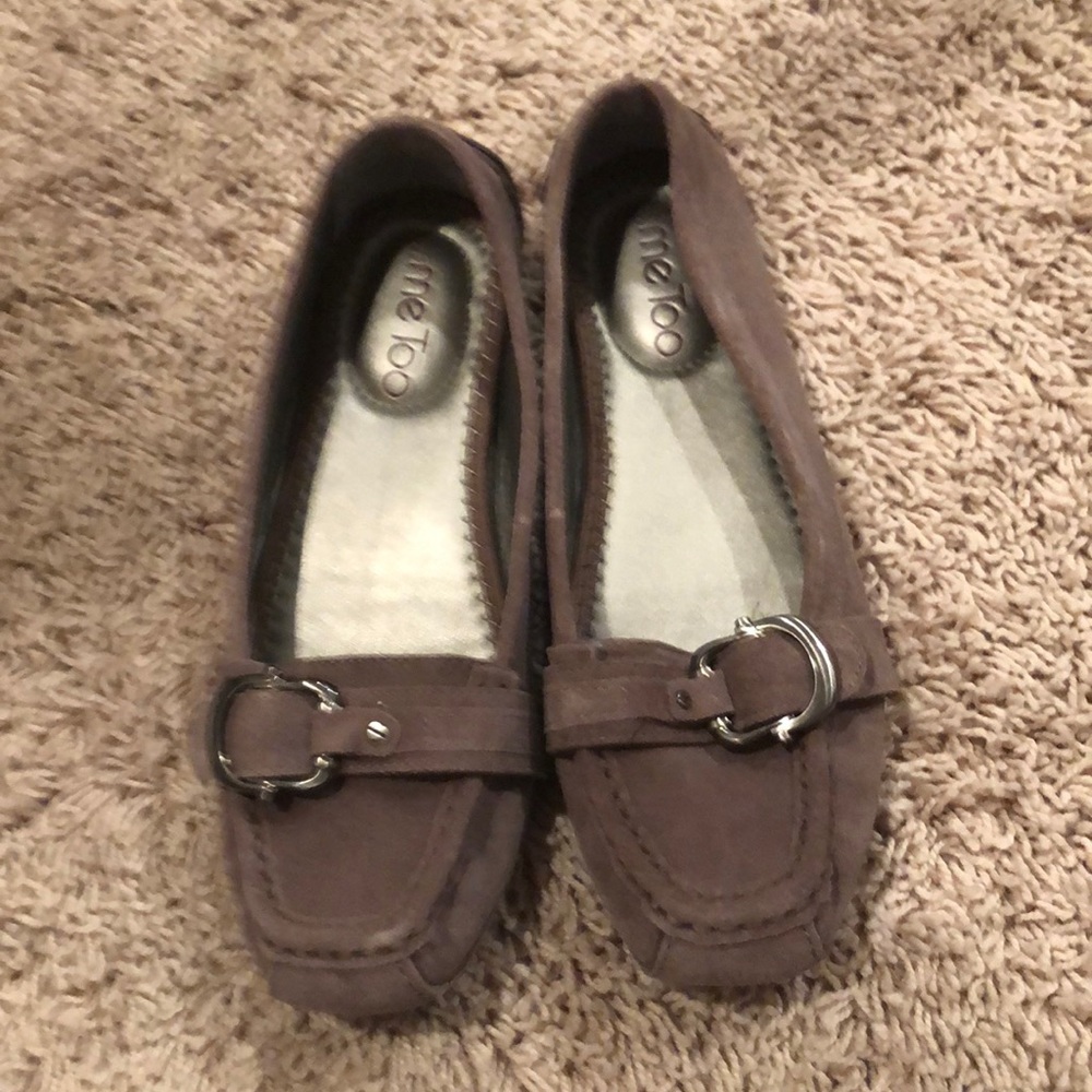 Tan shoes